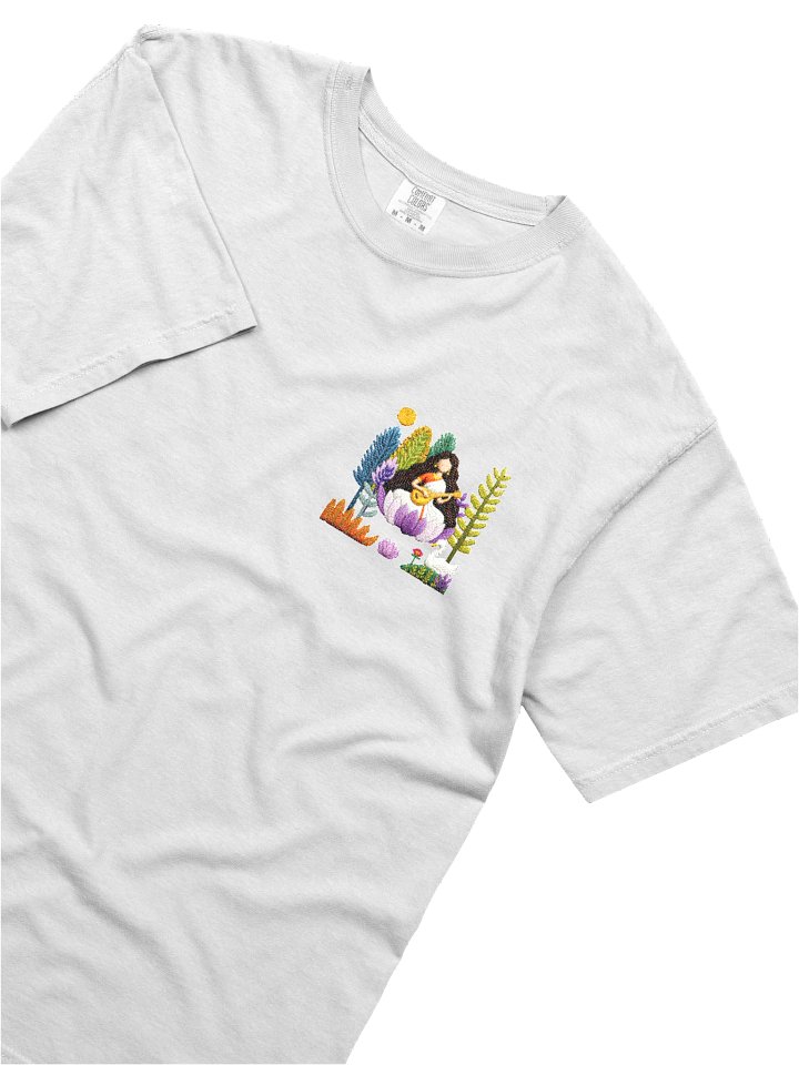 Om Aim Saraswatyai Namaha - The Flow of Knowing (WHITE) product image (2)