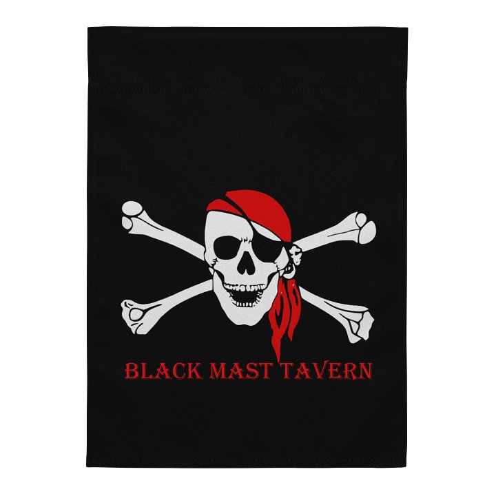 Black Mast Tavern Garden Flag product image (1)