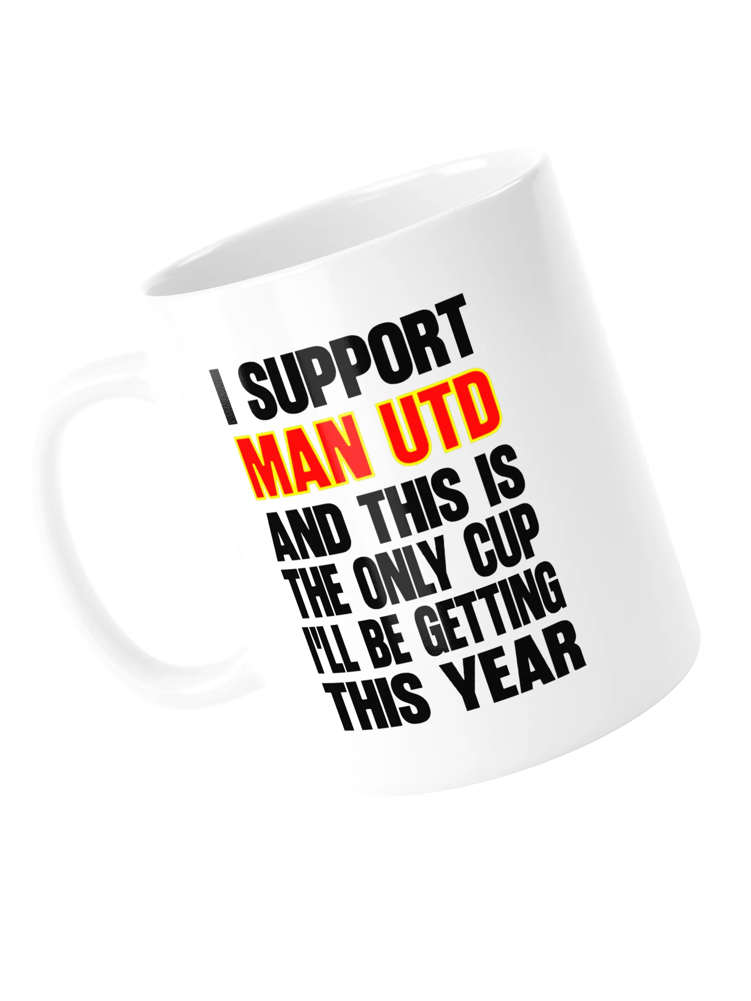 "I support Man UTD" ceramic mug product image (5)