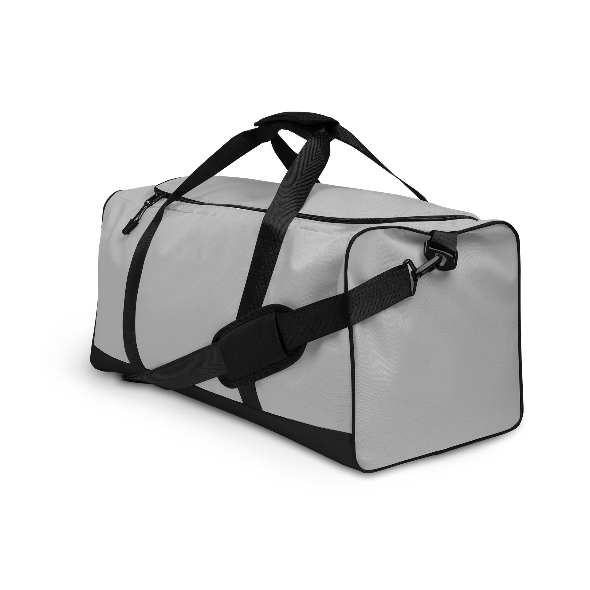 Minimal Gray All-Over Print Duffle Bag product image (4)