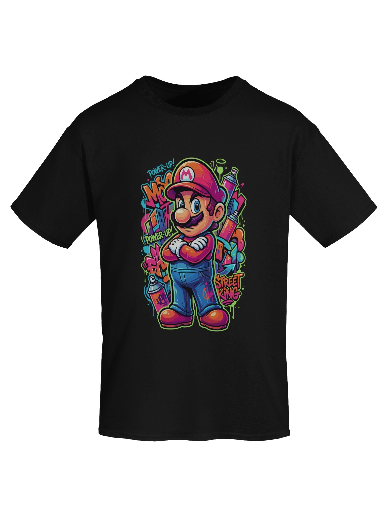 Mario graffiti t-shirt product image (55)