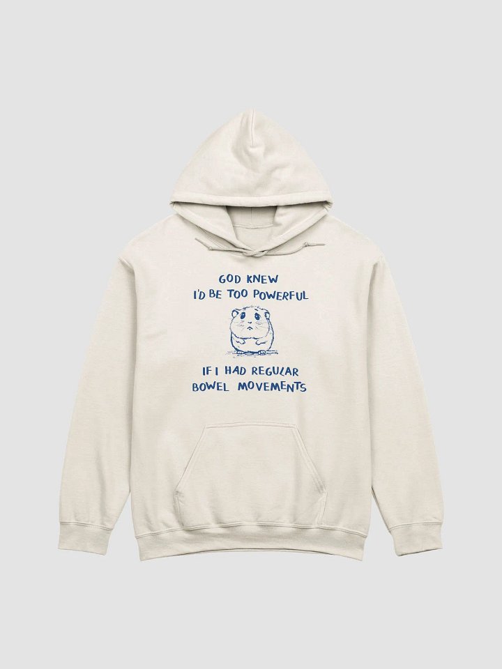 God knew I'd be too powerful Hoodie product image (1)