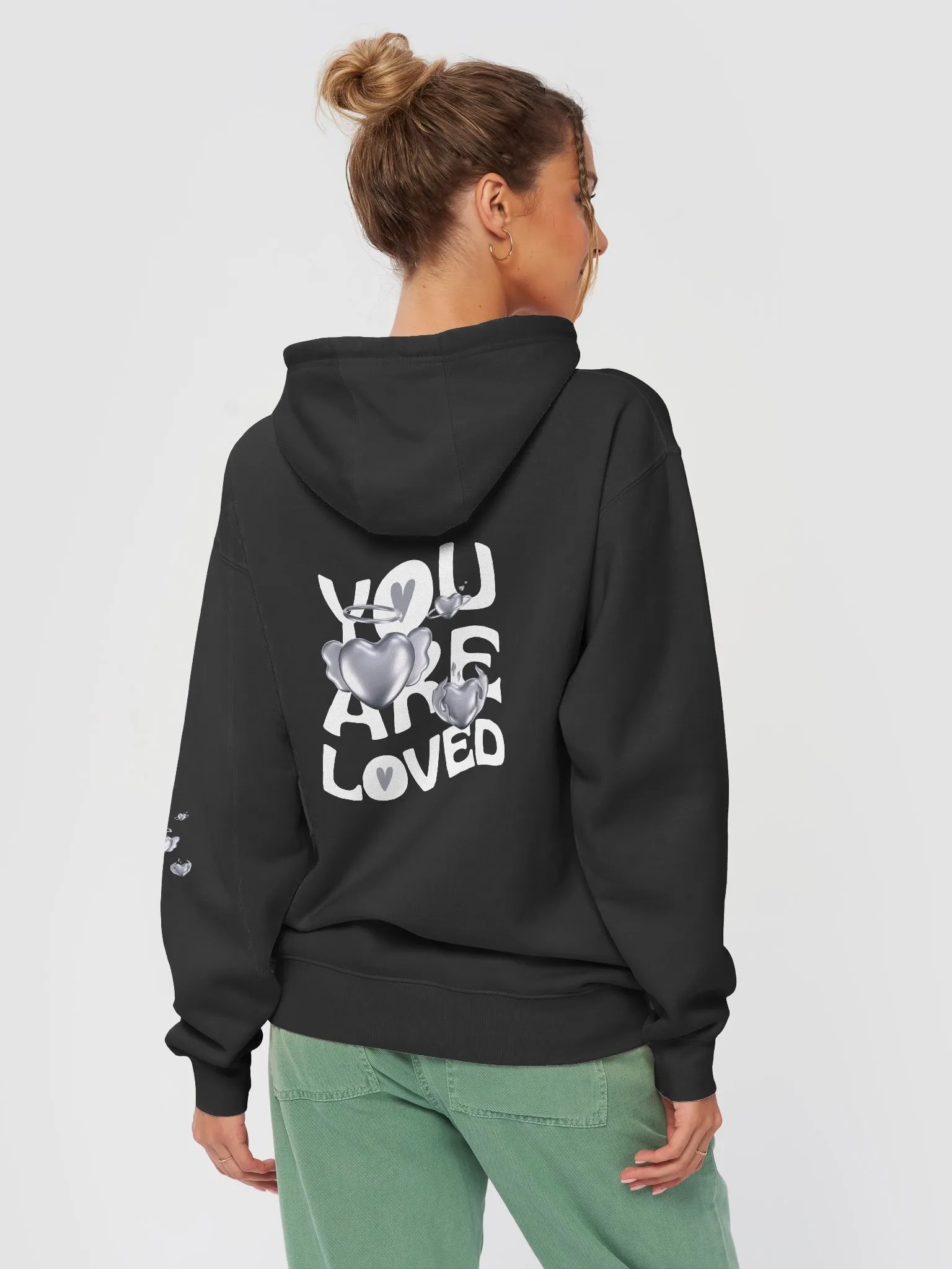 You Are Loved Y2K Pullover Hoodie product image (4)