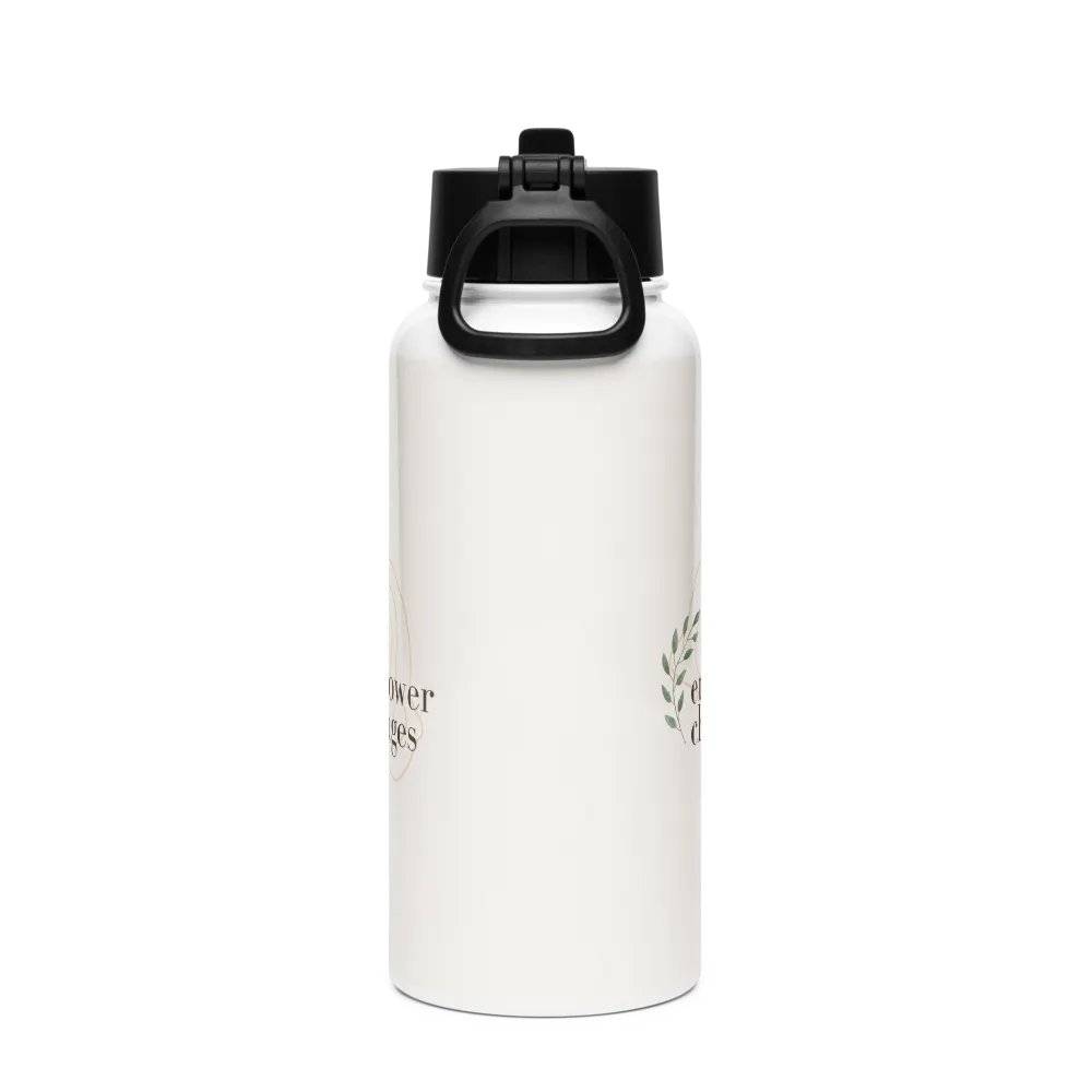 Stainless Steel Water Bottle with a Straw Lid SWFB0107 product image (4)