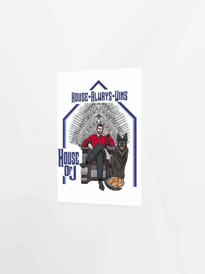 "House Always Wins" Poster (Light) product image (9)