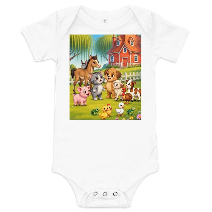 Cute Farm Animal Baby Onesie product image (1)