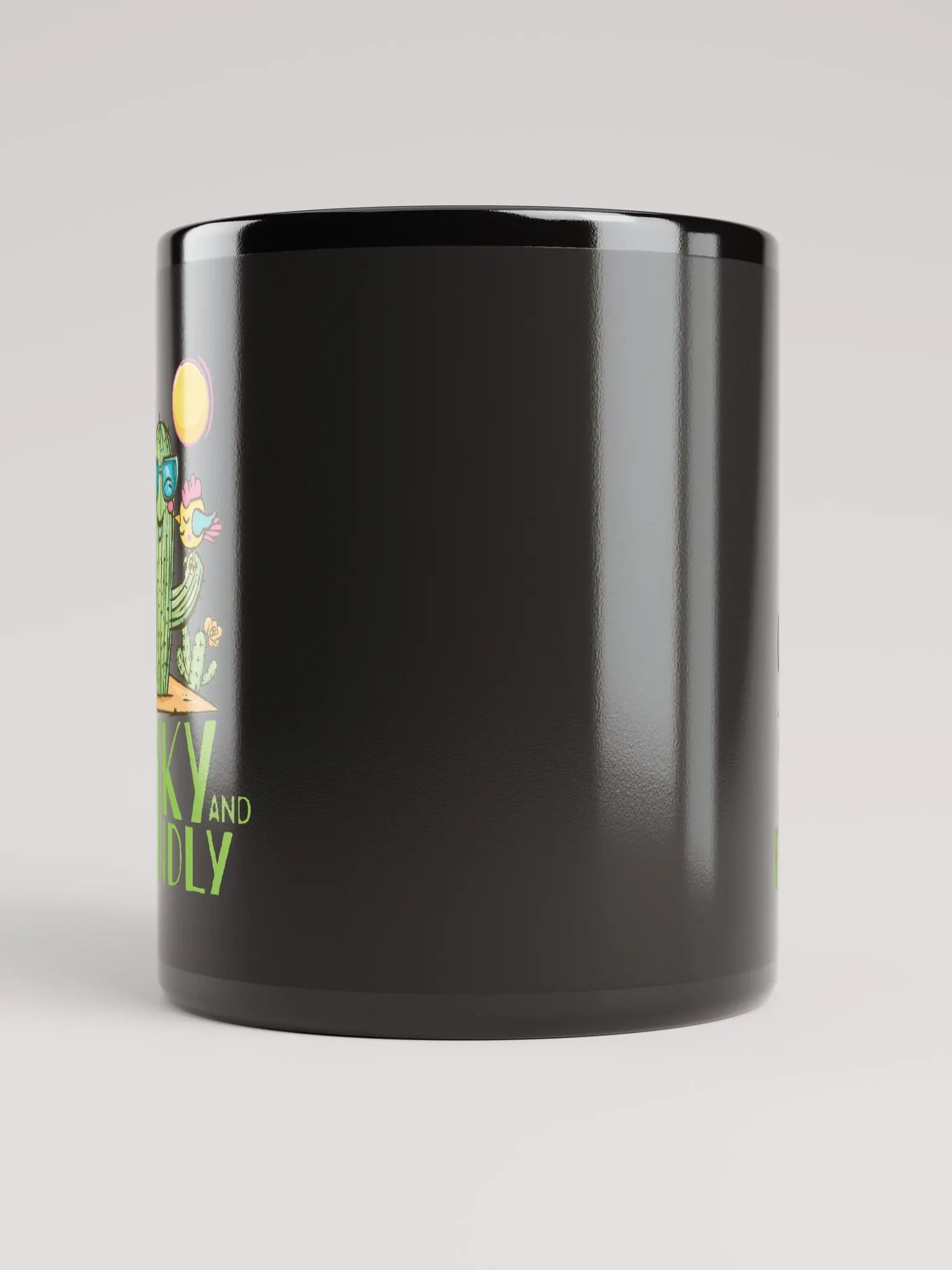 Spiky And Friendly | Black Mug product image (10)