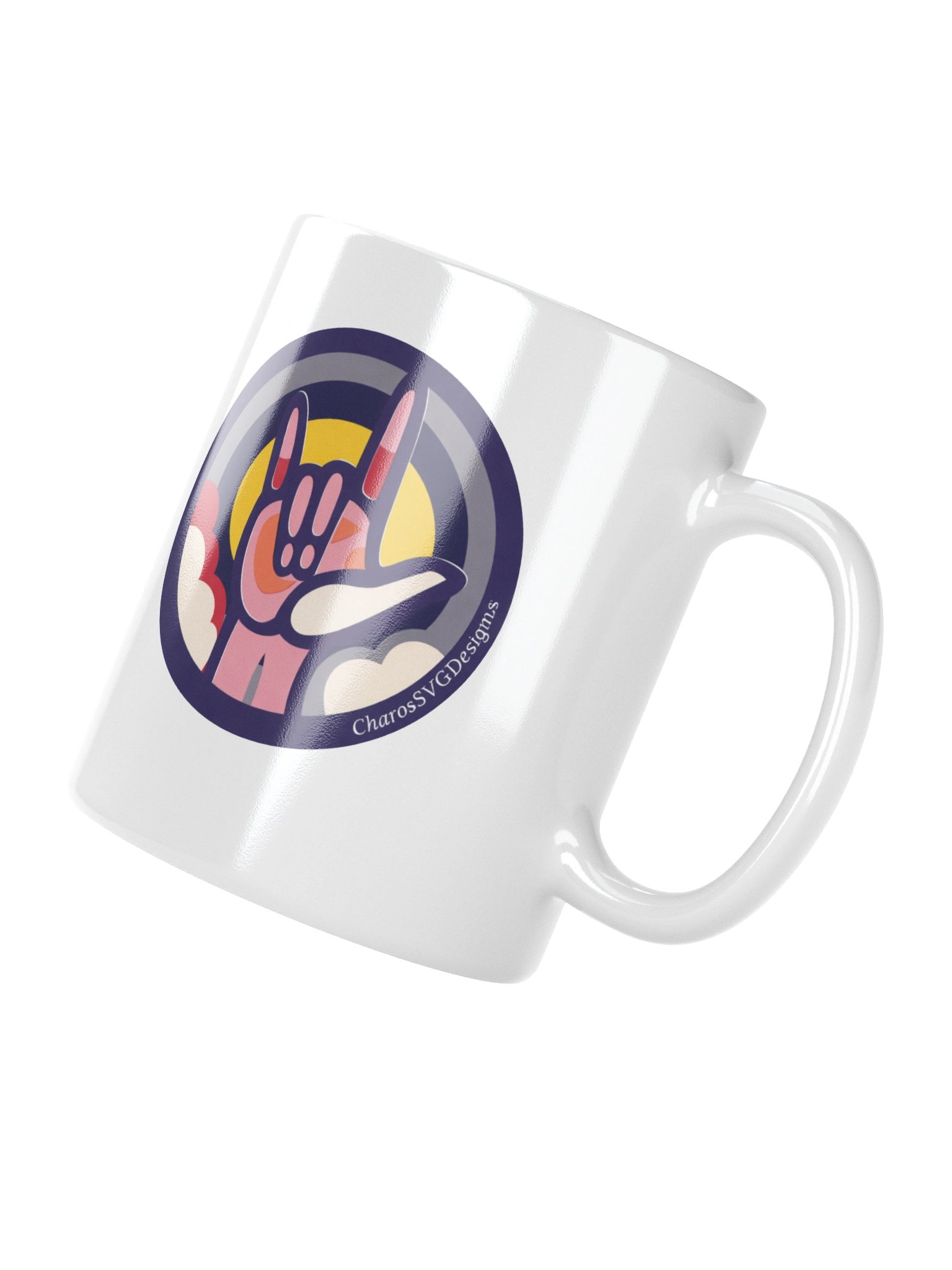 ASL I Love You to Infinity Mug | Sign Language Coffee Cup | Meaningful Gift | Love Without Words | Deaf Community Inspired product image (4)