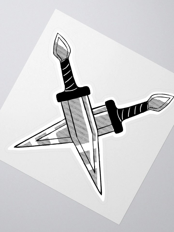 Skai Black & White Symbol Sticker product image (2)