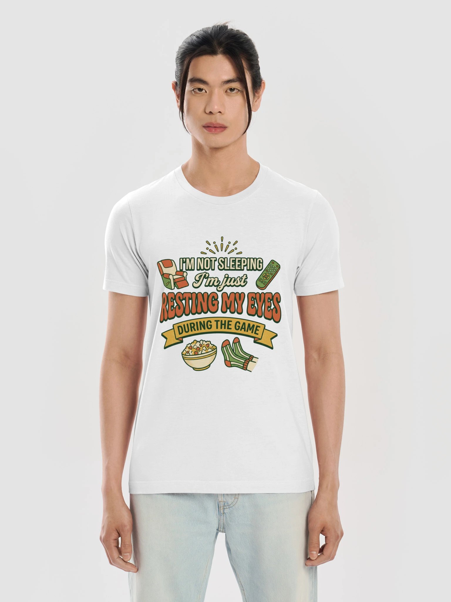 I'm Not Sleeping I'm Just Resting My Eyes During The Game Shirt product image (5)