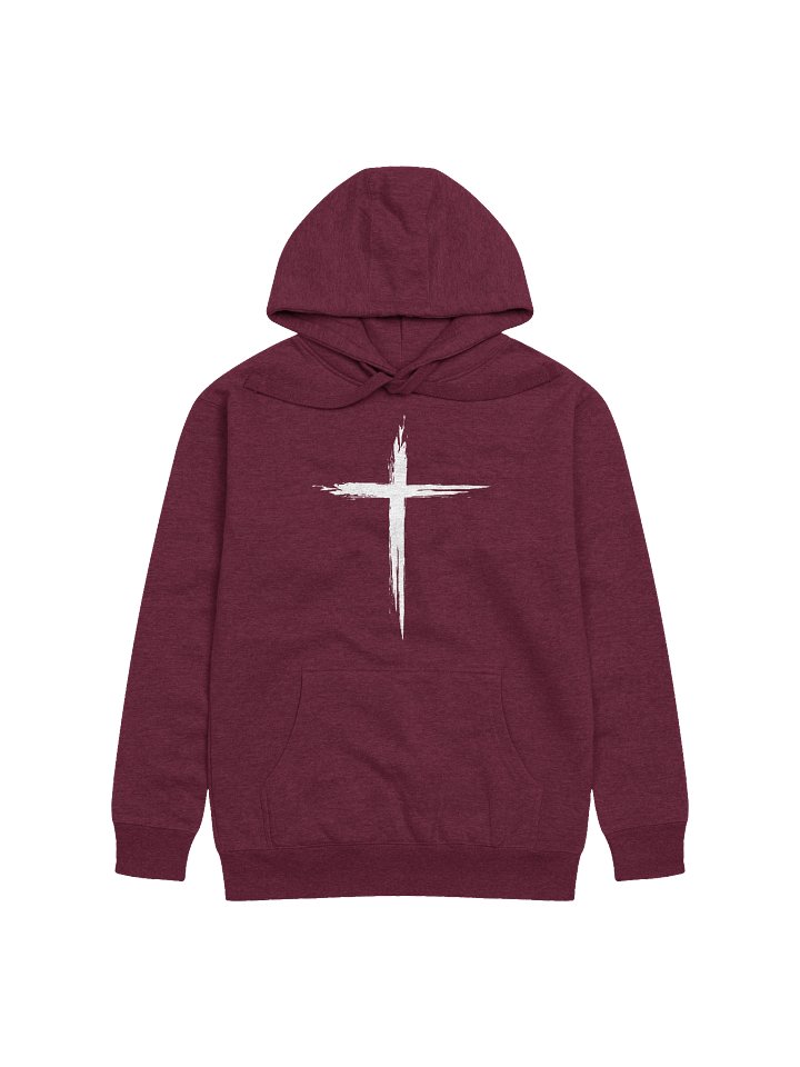 Basic White Cross Premium Hoodie product image (9)