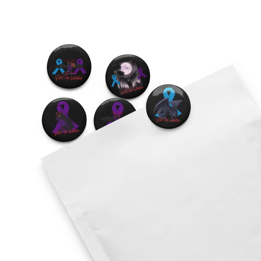 Huntington's Awareness Button Pin Set product image (8)