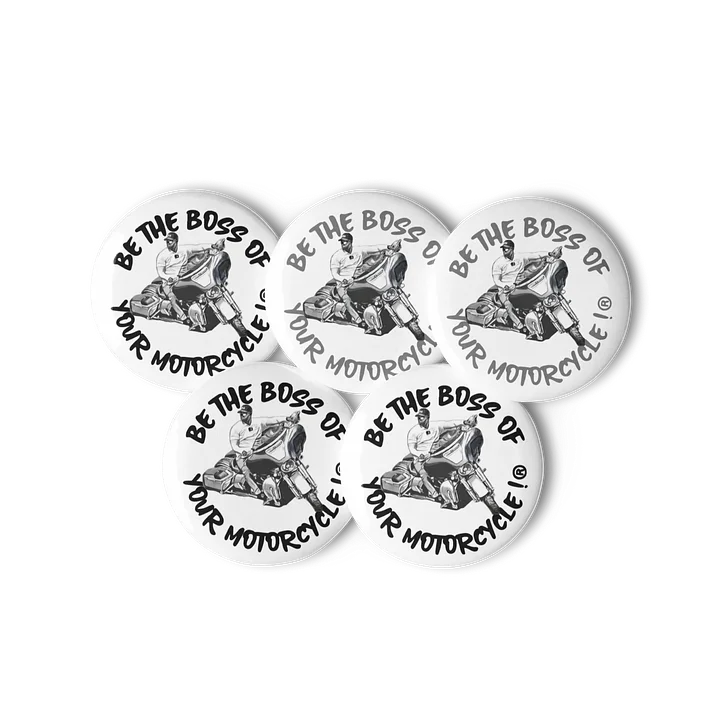 Boss Comic Pins-Blk/Gry product image (2)