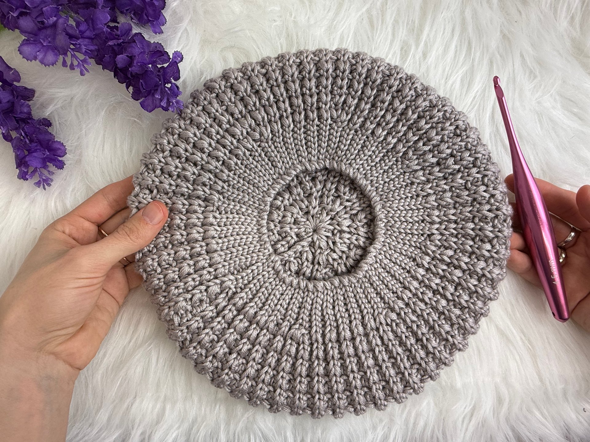 Crochet Classic Beret Pattern product image (4)
