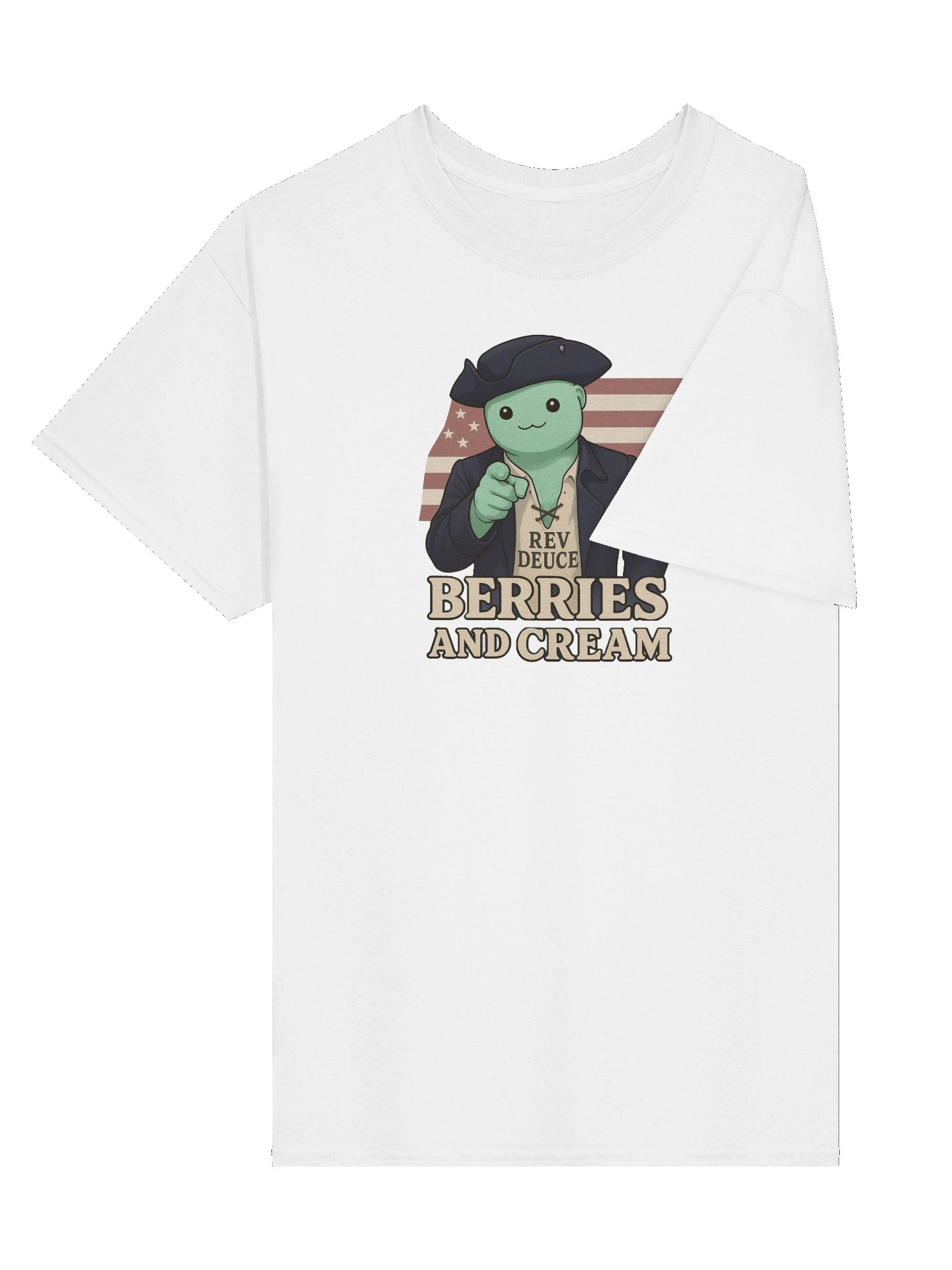 Berries & Cream Summer White Tee! product image (3)