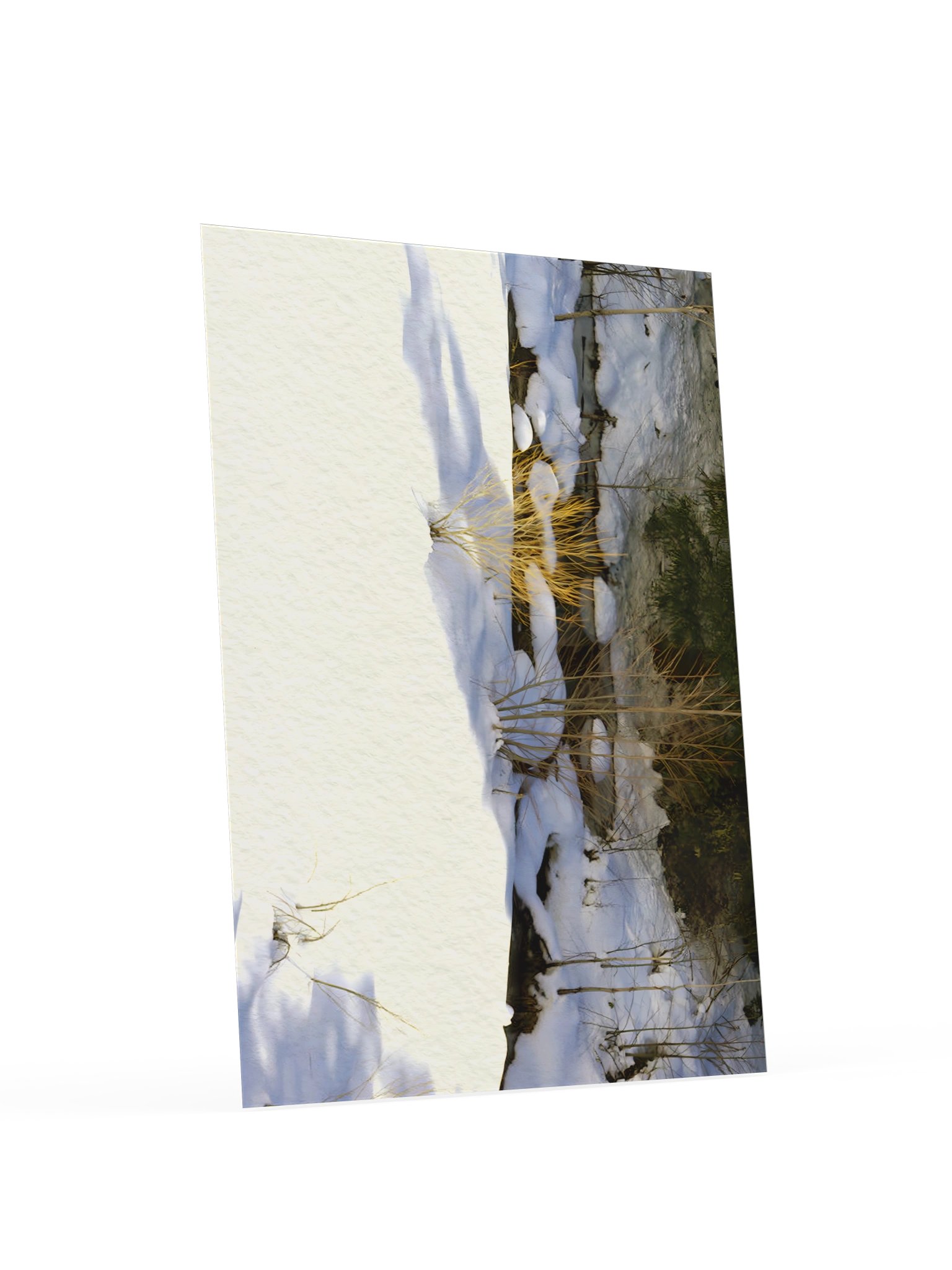 Winter Stream Snowscape Poster product image (31)