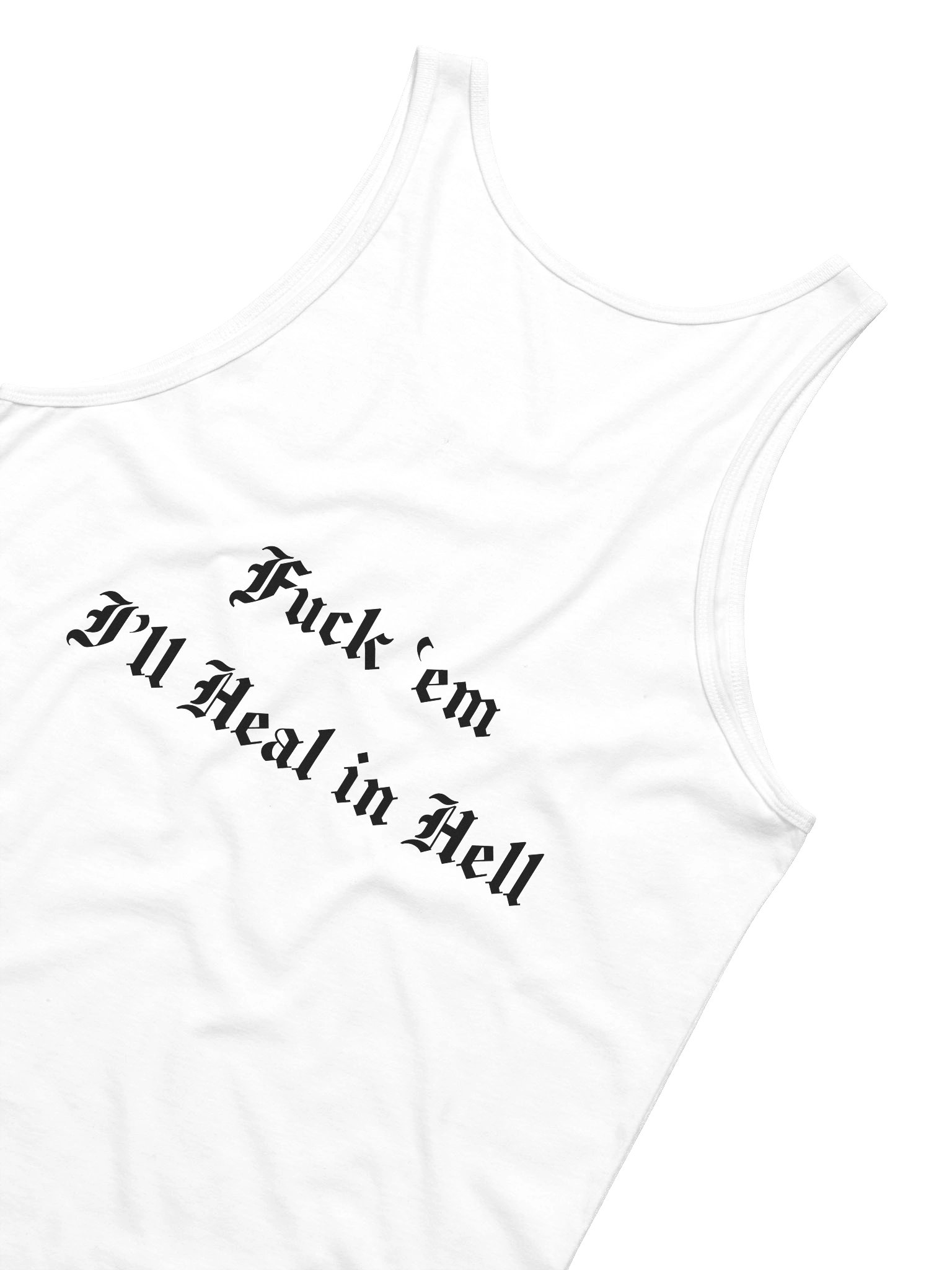Heal in Hell Tank Top Black product image (2)