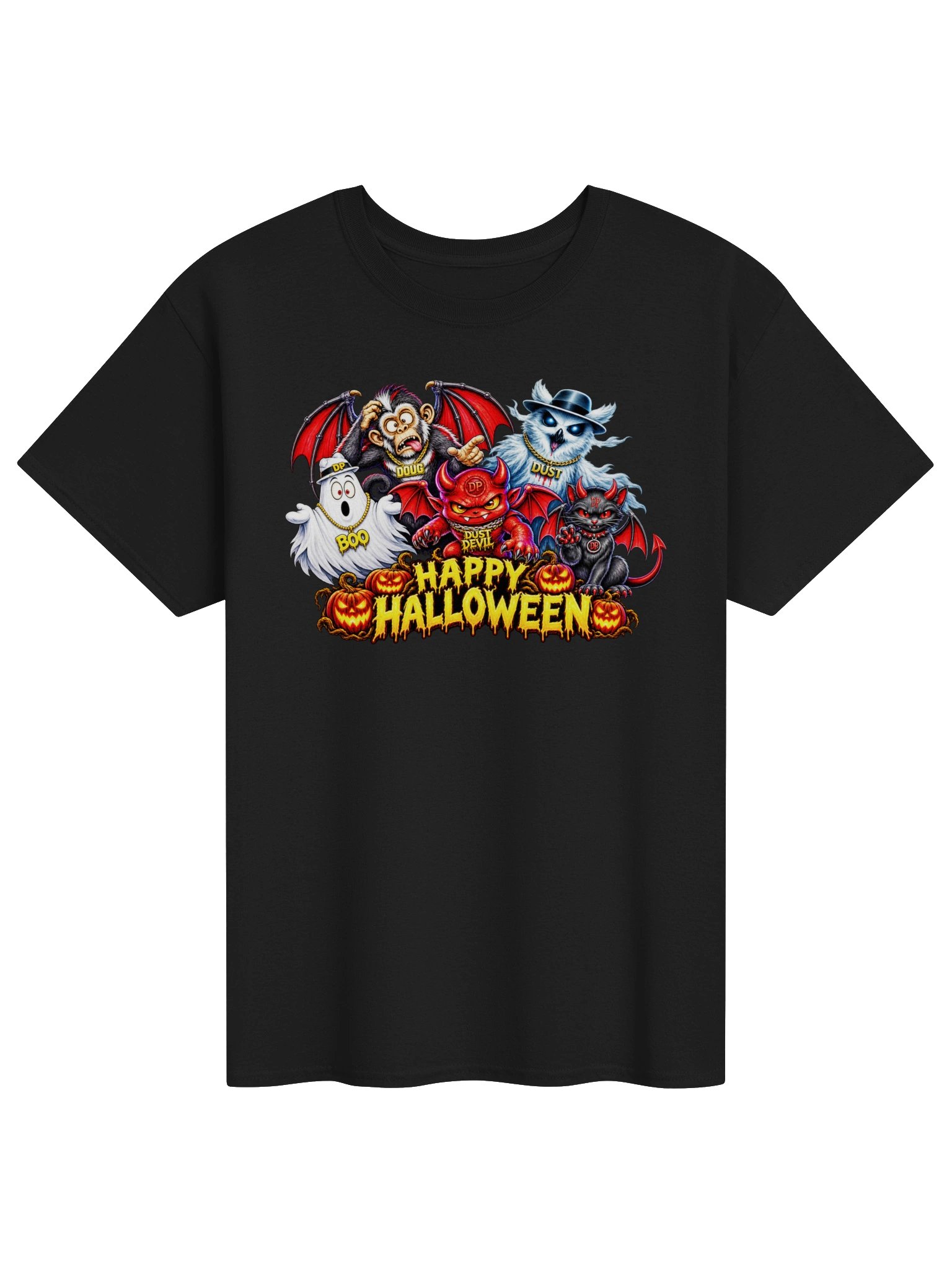 Dust Devil Crew Happy Halloween Gildan Heavyweight T-Shirt product image (1)