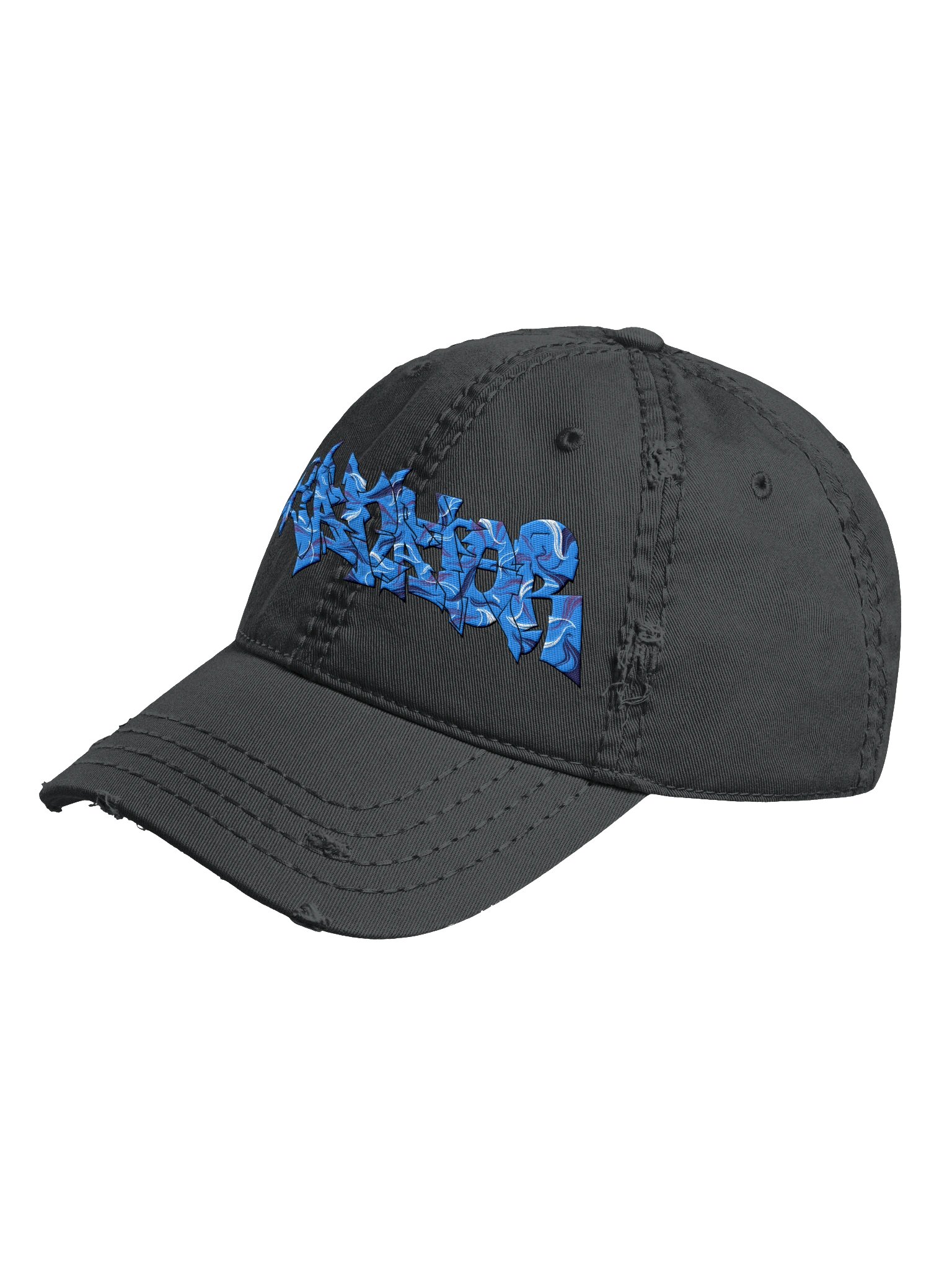 Graffiti Wave Distressed Dad Hat product image (26)
