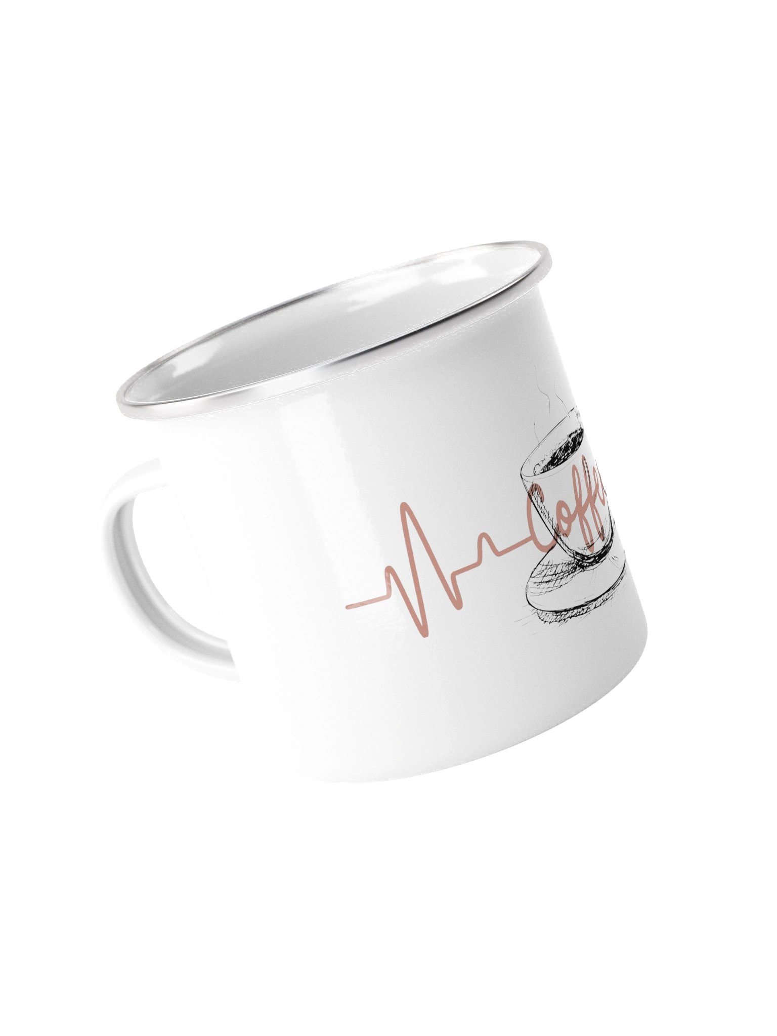 Coffee EKG Camp Mug product image (2)