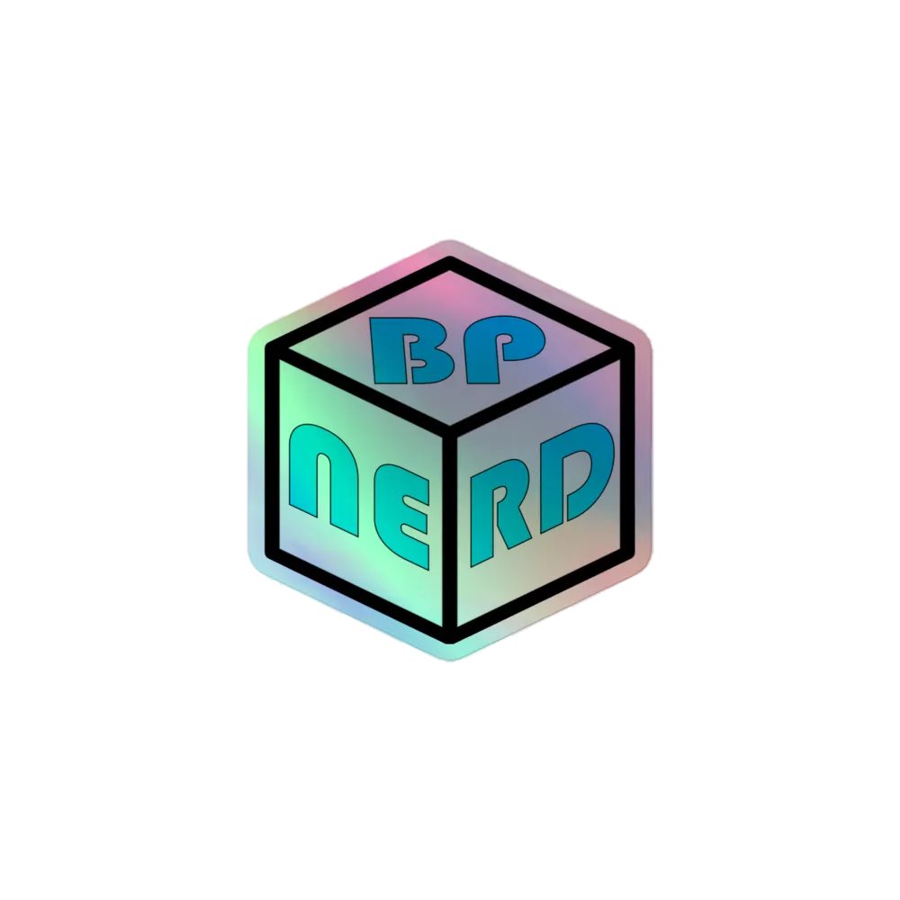 Nerds in Squares Holosticker product image (1)