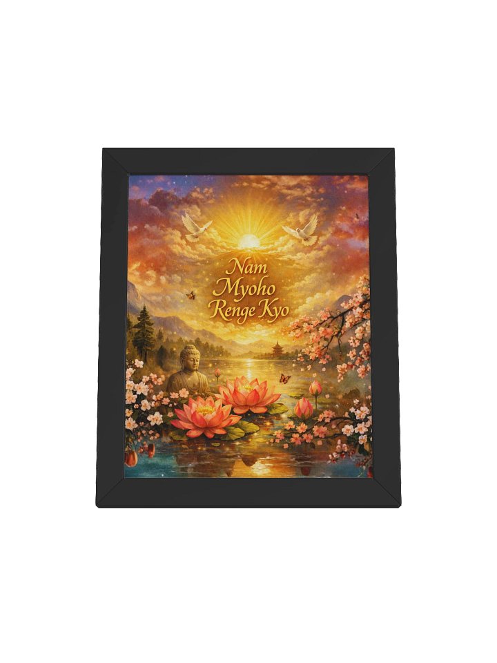 Nam Myoho Renge Kyo Framed Matte Poster product image (4)
