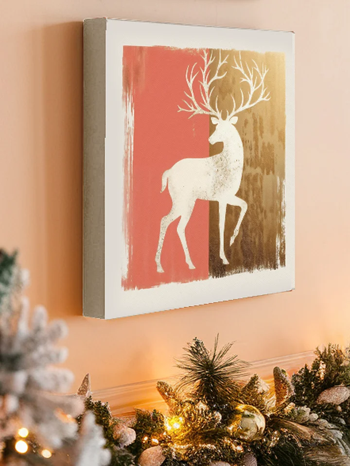 Holiday reindeer charm - wall art product image (1)