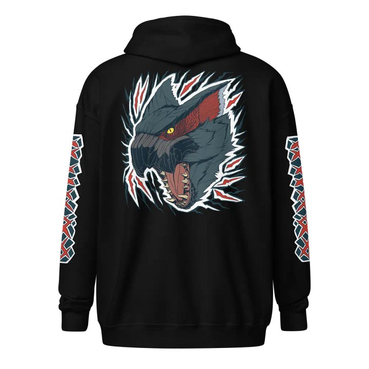 Nargacuga (Alt Design) Zip-Up Hoodie product image (1)