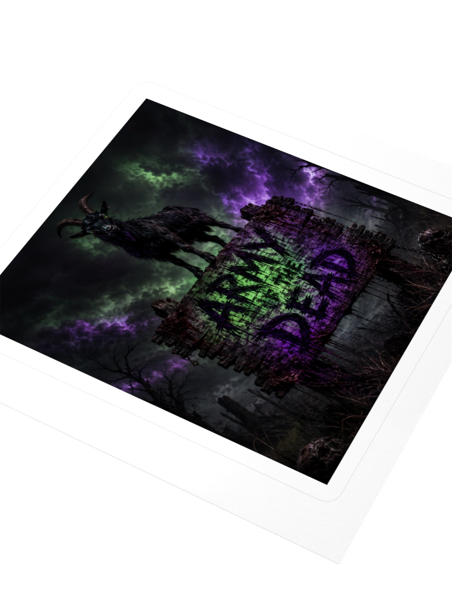 Army of the Dead Gothic Goat Sticker product image (7)