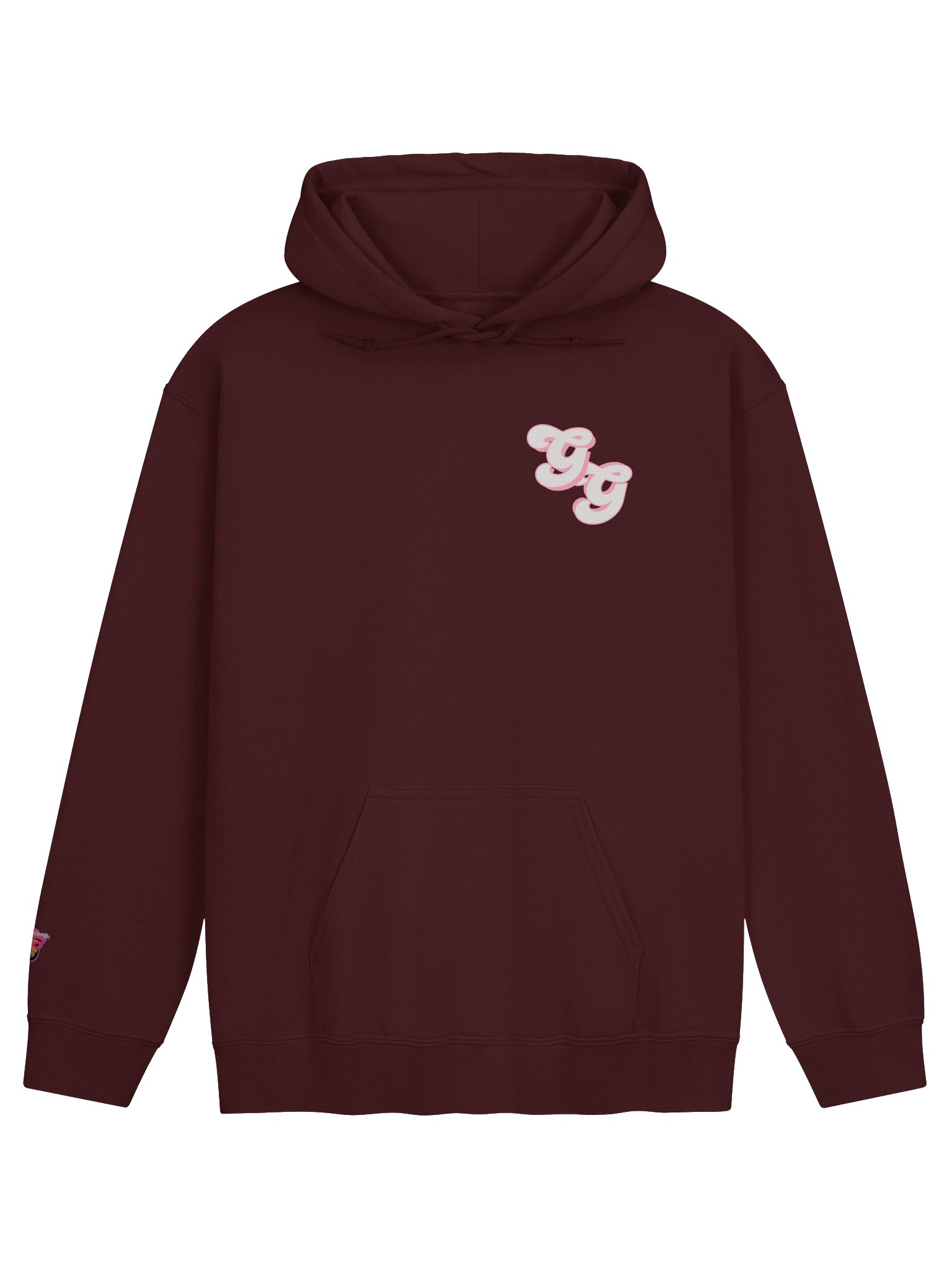 Maroon & Baby Pink Goodness Gracious Hoodie product image (1)