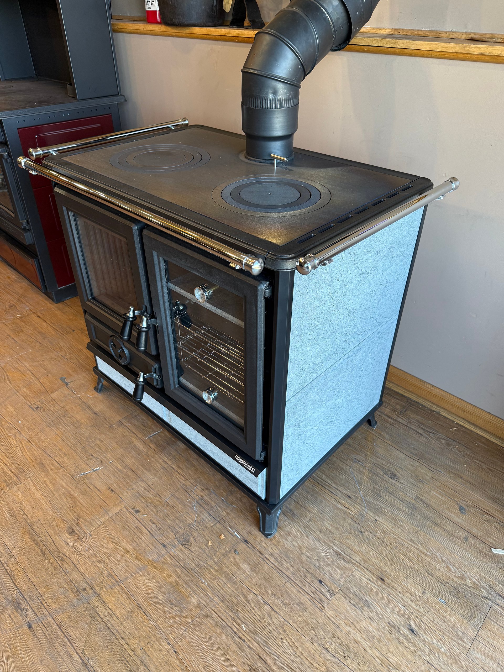Thermorossi Margherita Soapstone Wood Cook Stove Dual Oven product image (7)