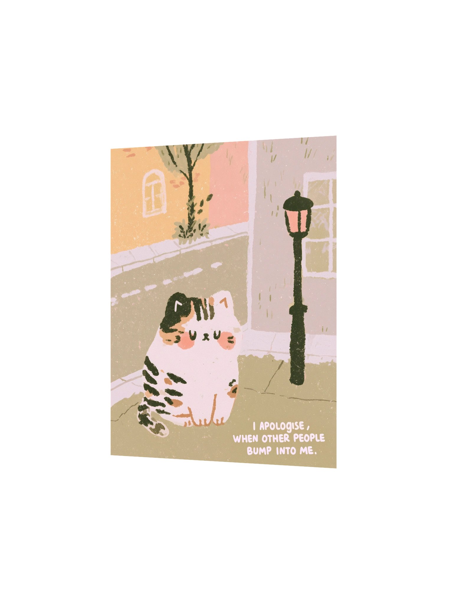 Apologetic Cat Street Poster product image (8)