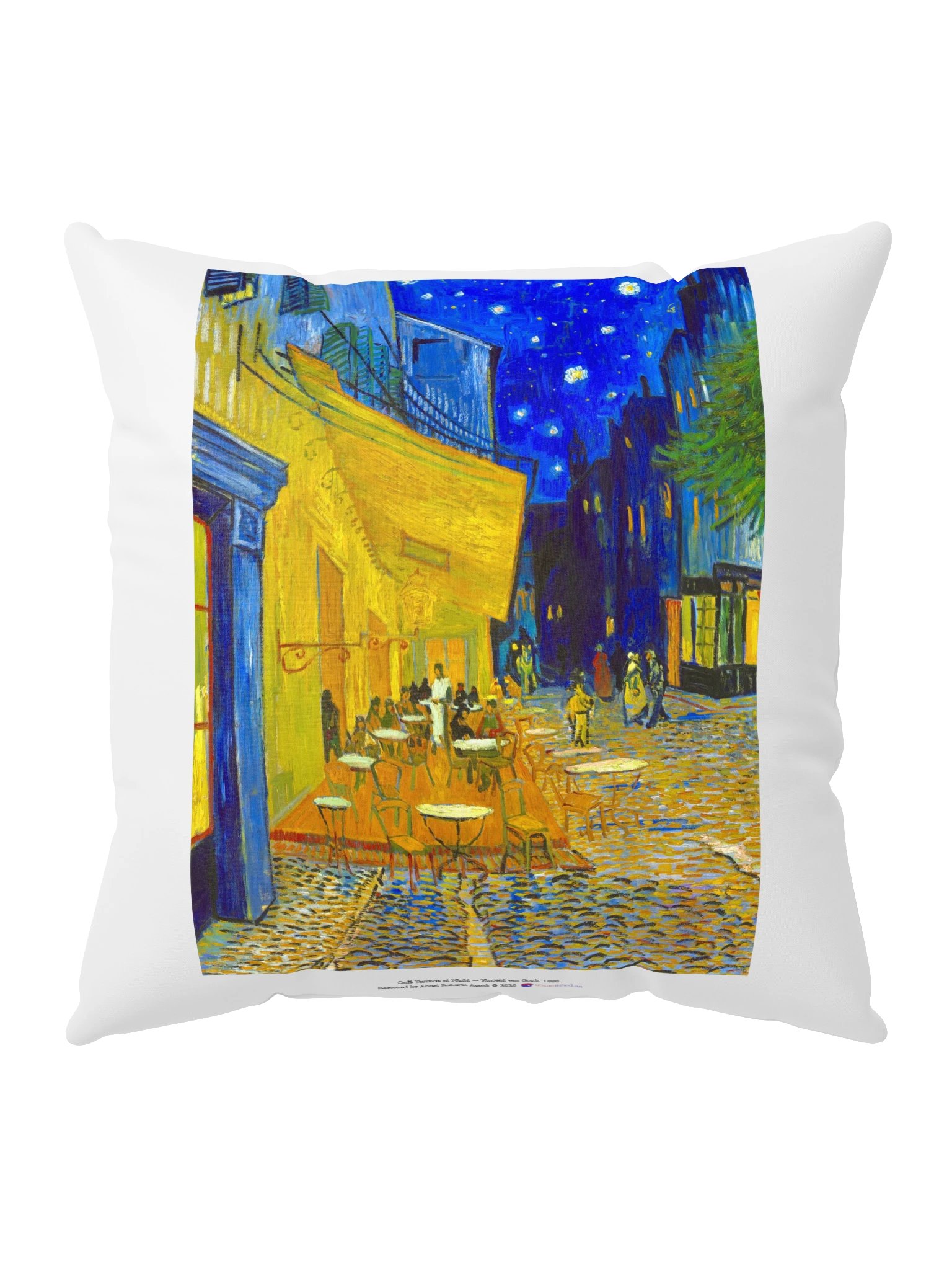 Café Terrace at Night — Pillow product image (5)