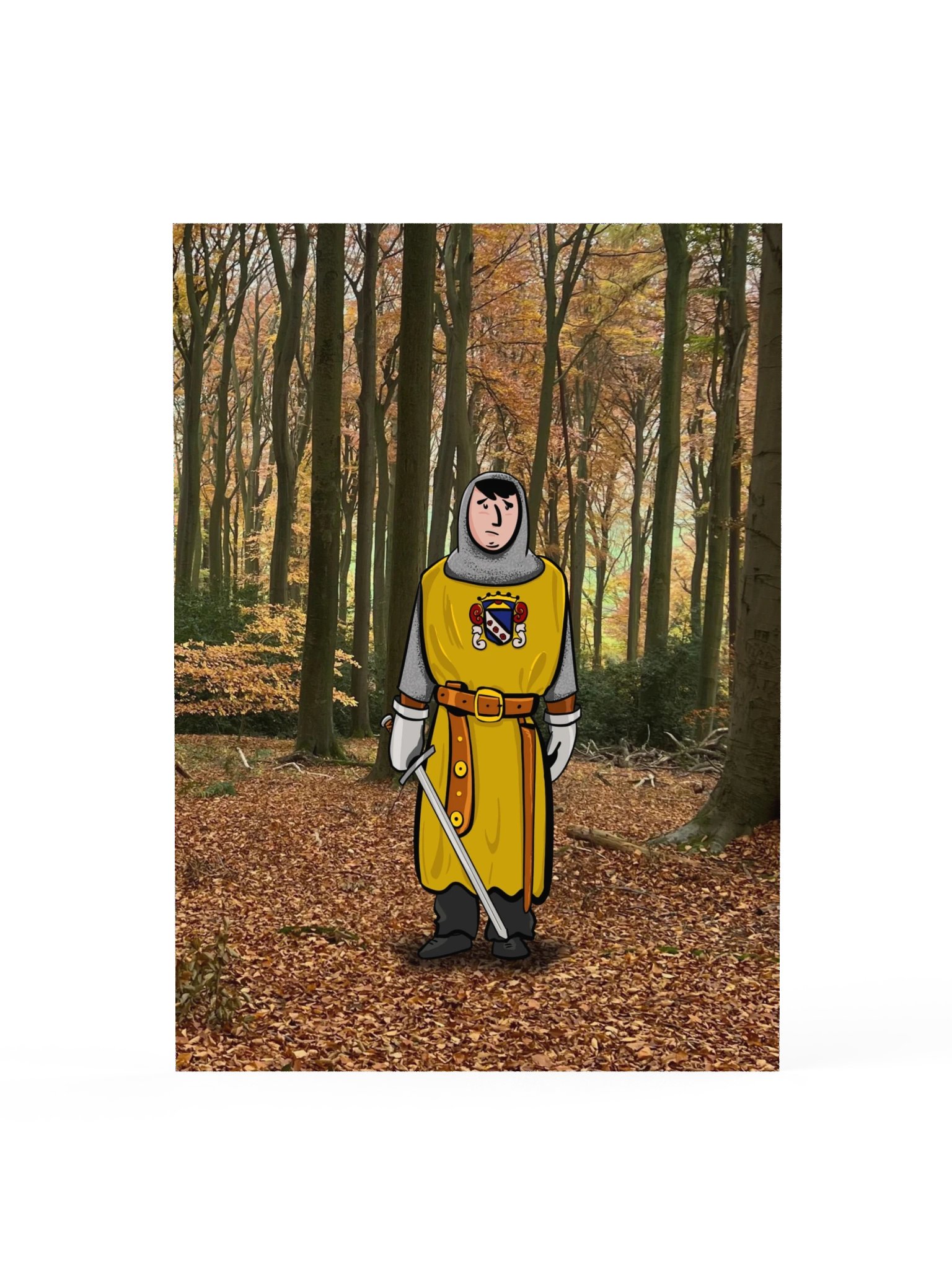 "LARPing Mark" Peep Show Art Print product image (1)