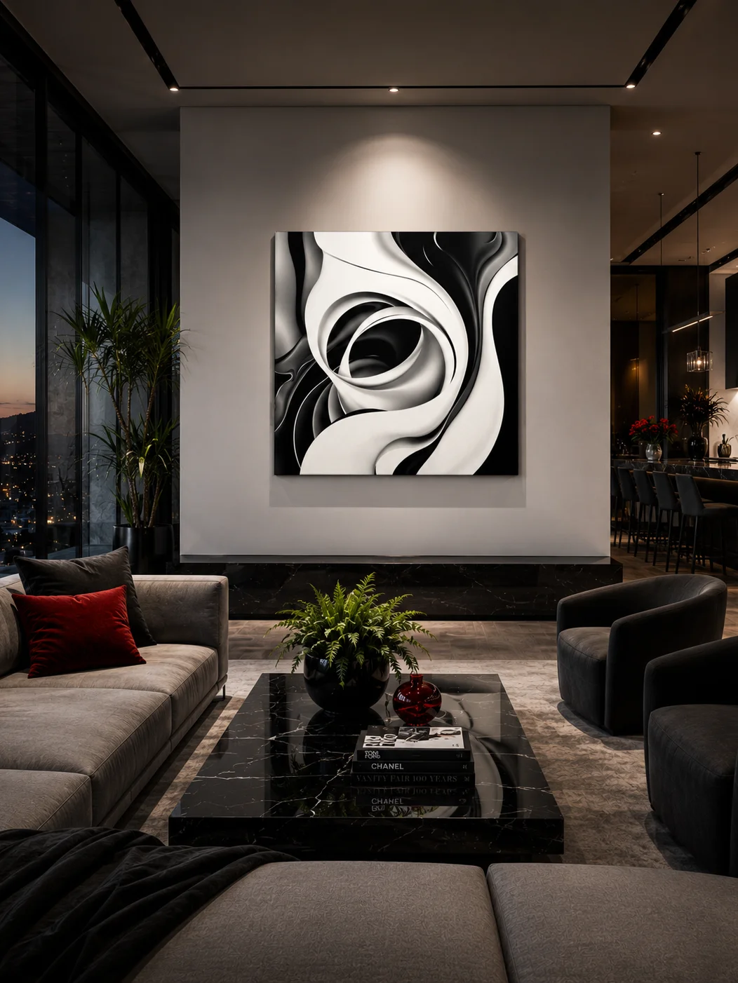 "Crescent Rose" wall art product image (1)