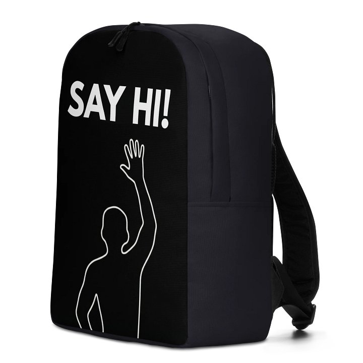 VIRAL Silhouette "Say Hi!" Backpack | Iconic Immersive Dance Workout All-Over Print Minimalist Bag product image (2)