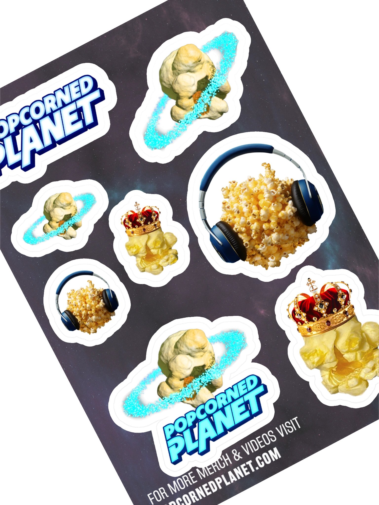Popcorned Sticker Sheet product image (1)