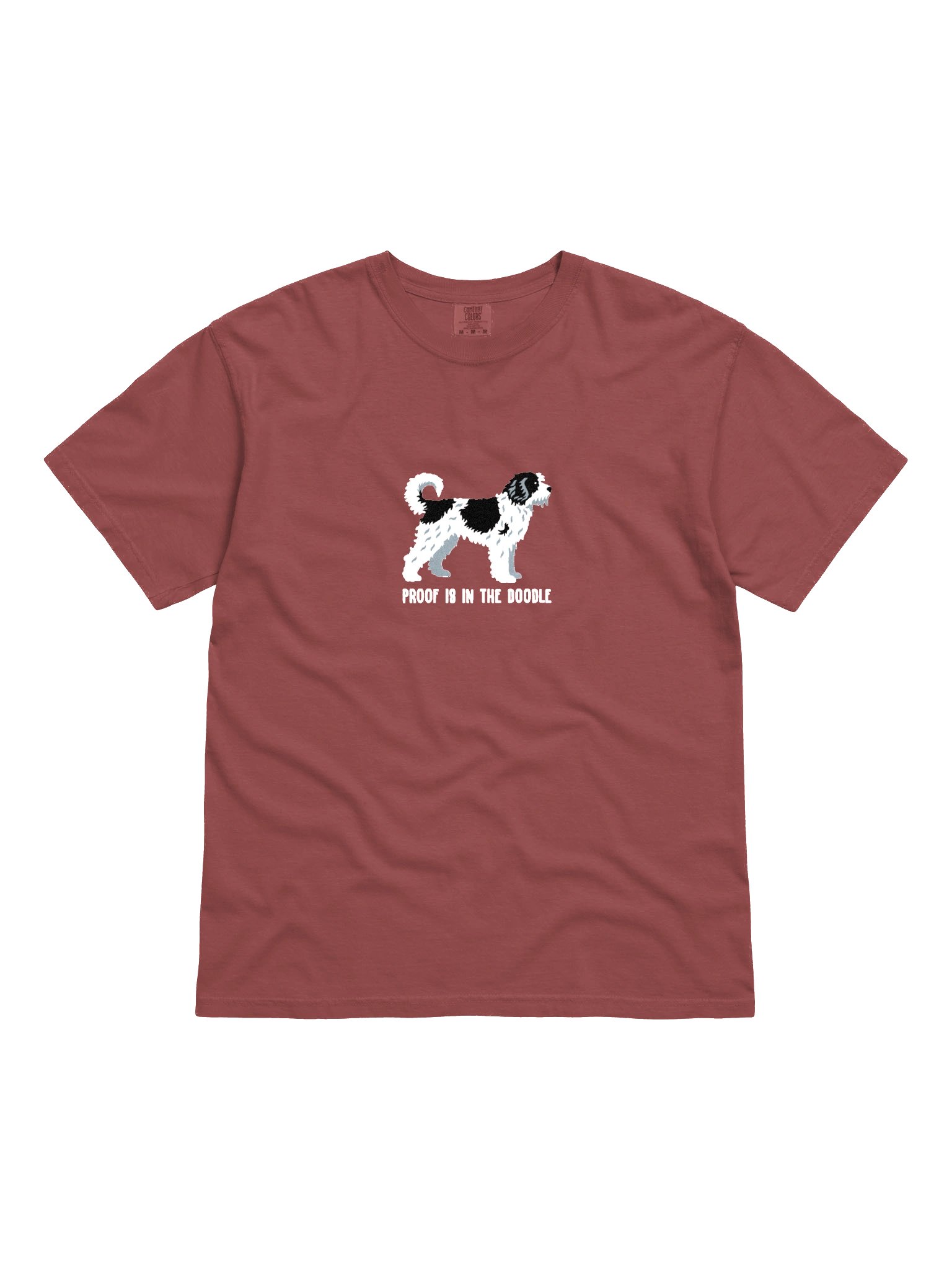 Proof Is in the Doodle T-Shirt(Embroidered) of a Sheepadoodle product image (4)