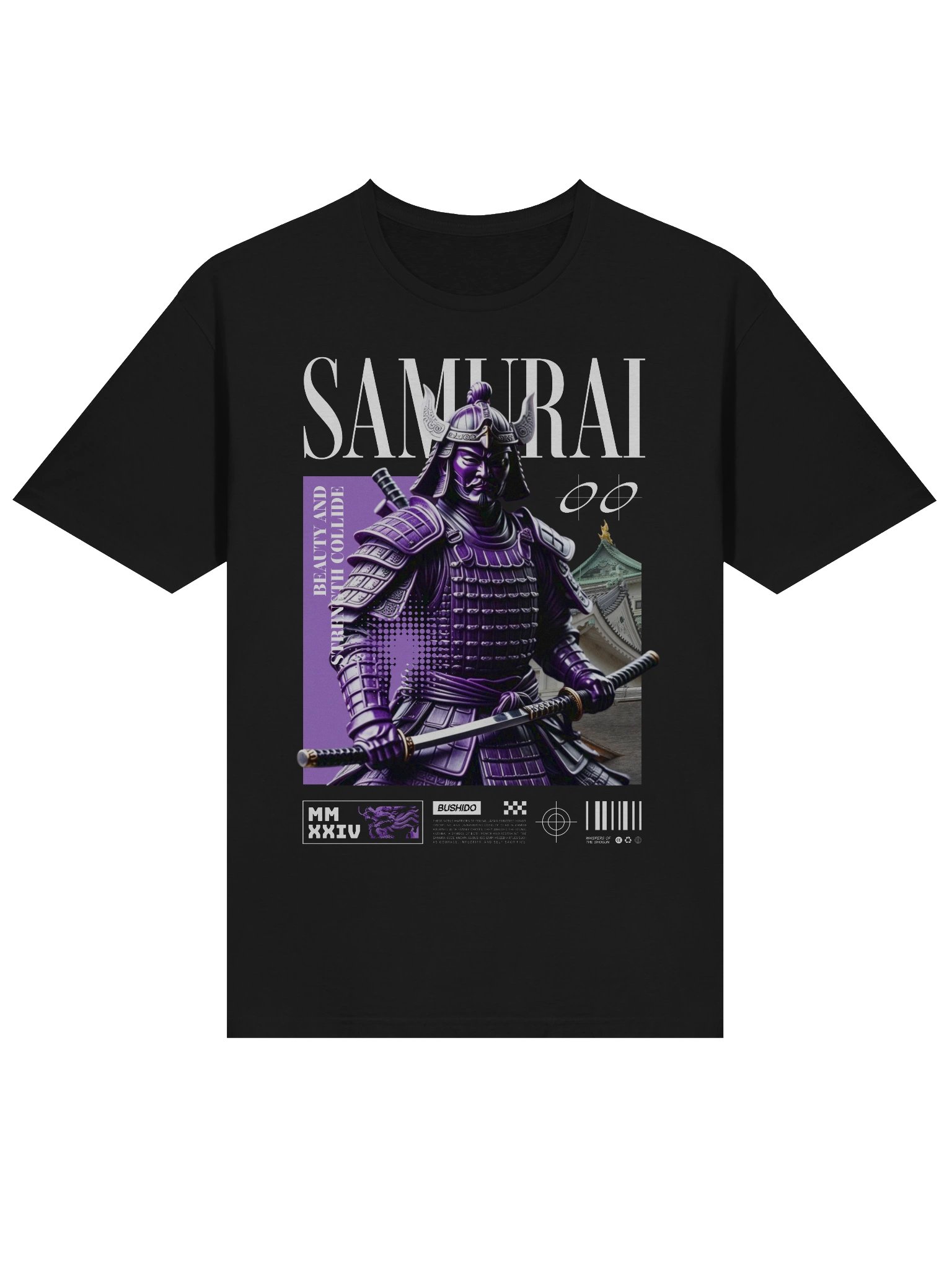 Beauty & Strength Samurai T-Shirt - Gildan Softstyle product image (2)