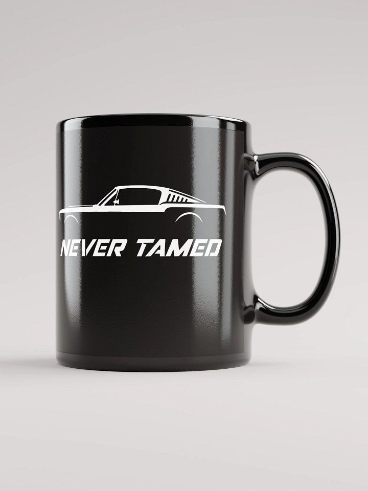 Never Tamed Mustang Mug – 11oz Black product image (1)