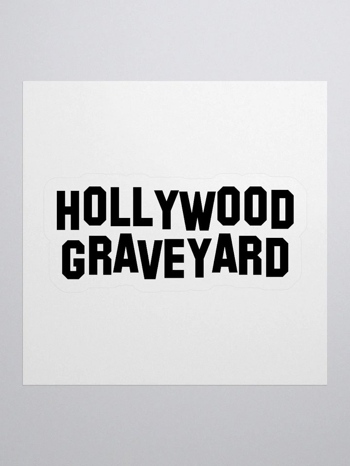 Hollywood Graveyard Sticker product image (1)