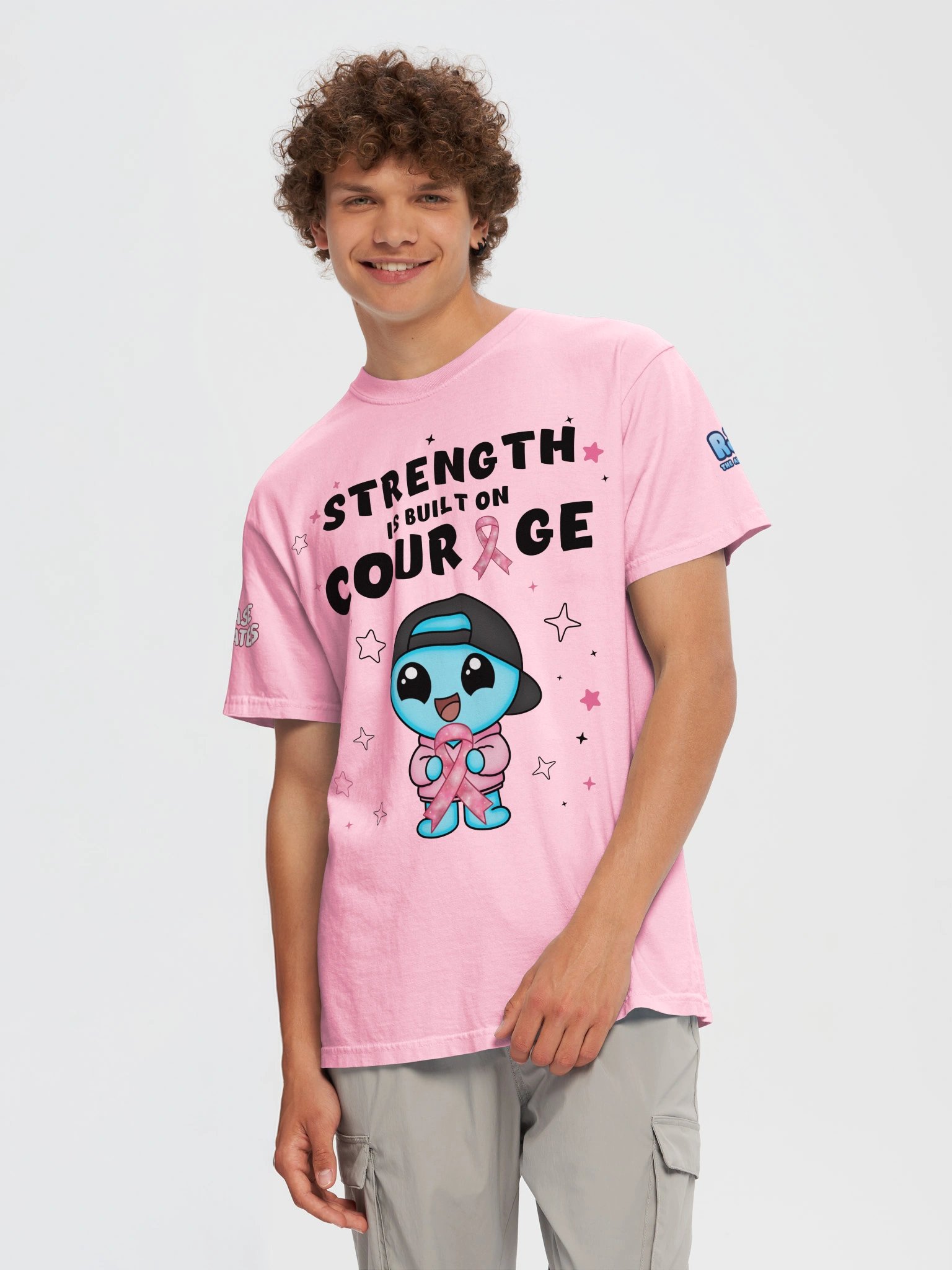 Strength Is Built On Courage Tee - Front Only product image (5)
