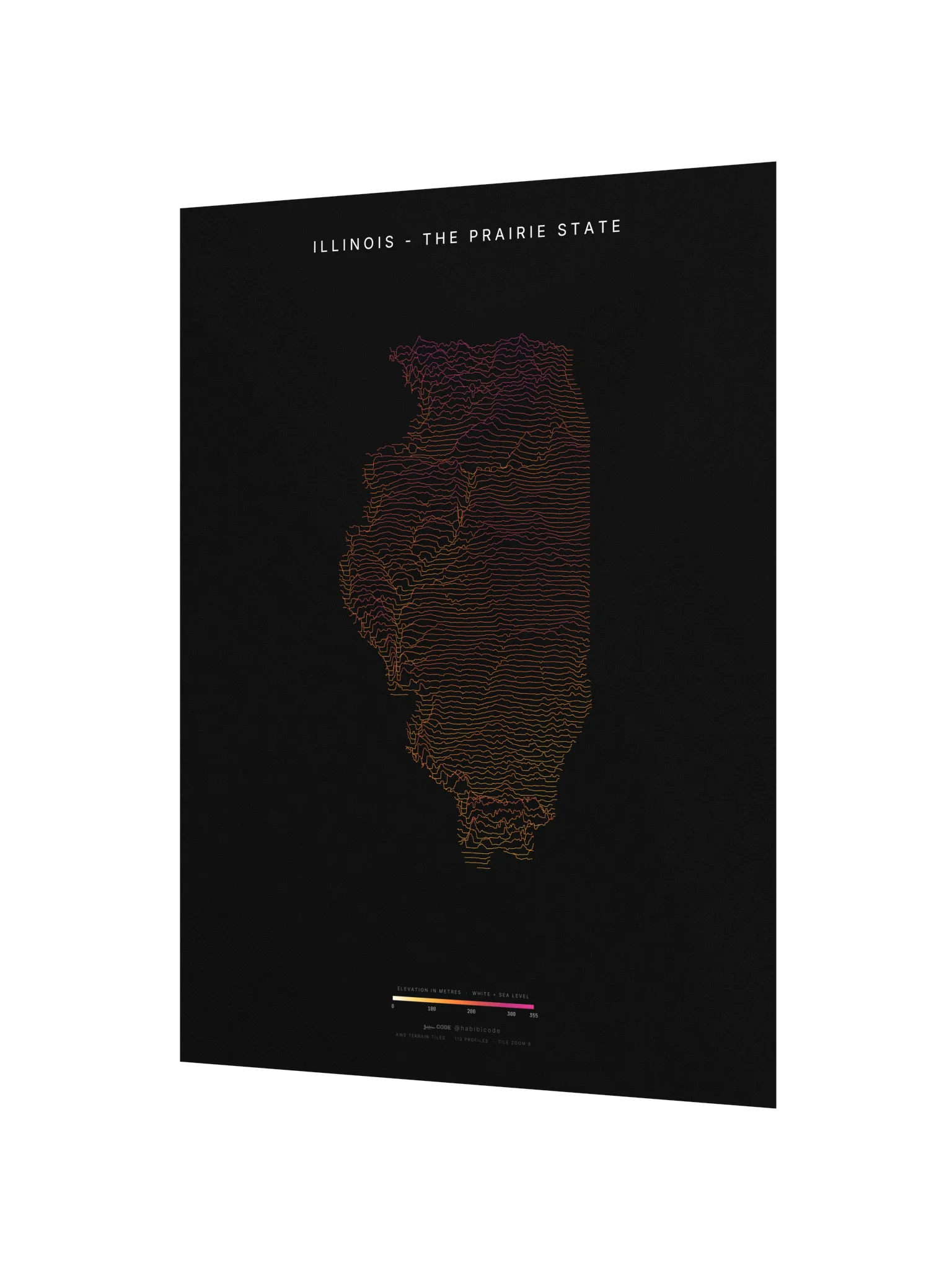Ridgeline Poster - Illinois product image (2)