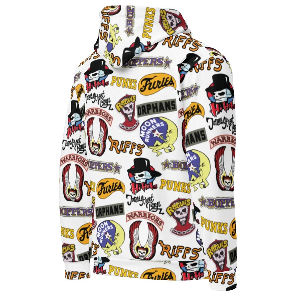 Gang Insignia - The Warriors - WHITE - Unisex Hoodie product image (4)