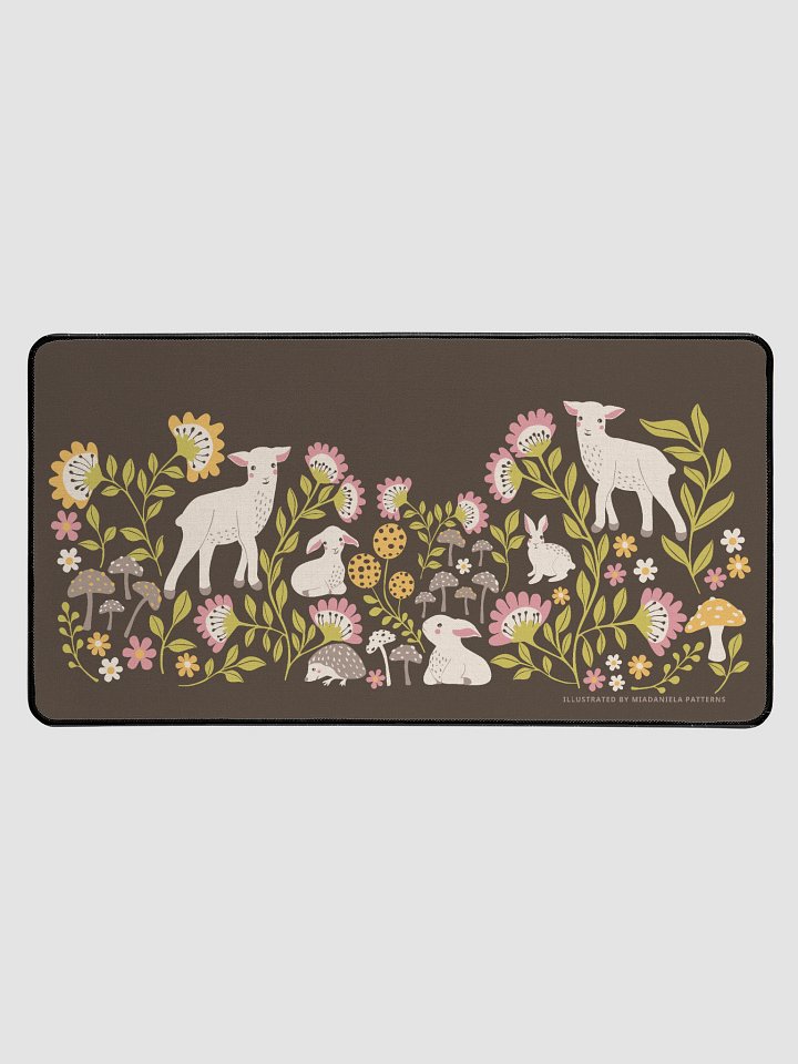 Little Orchard Friends Desk Mat - Dark Brown product image (1)
