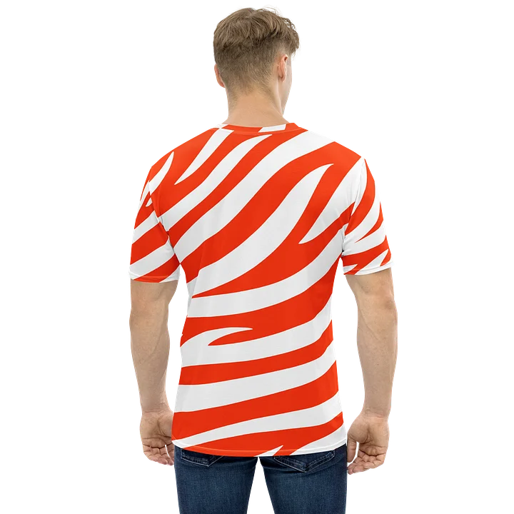 Tiger Print Classic T-Shirt – Orange White product image (2)