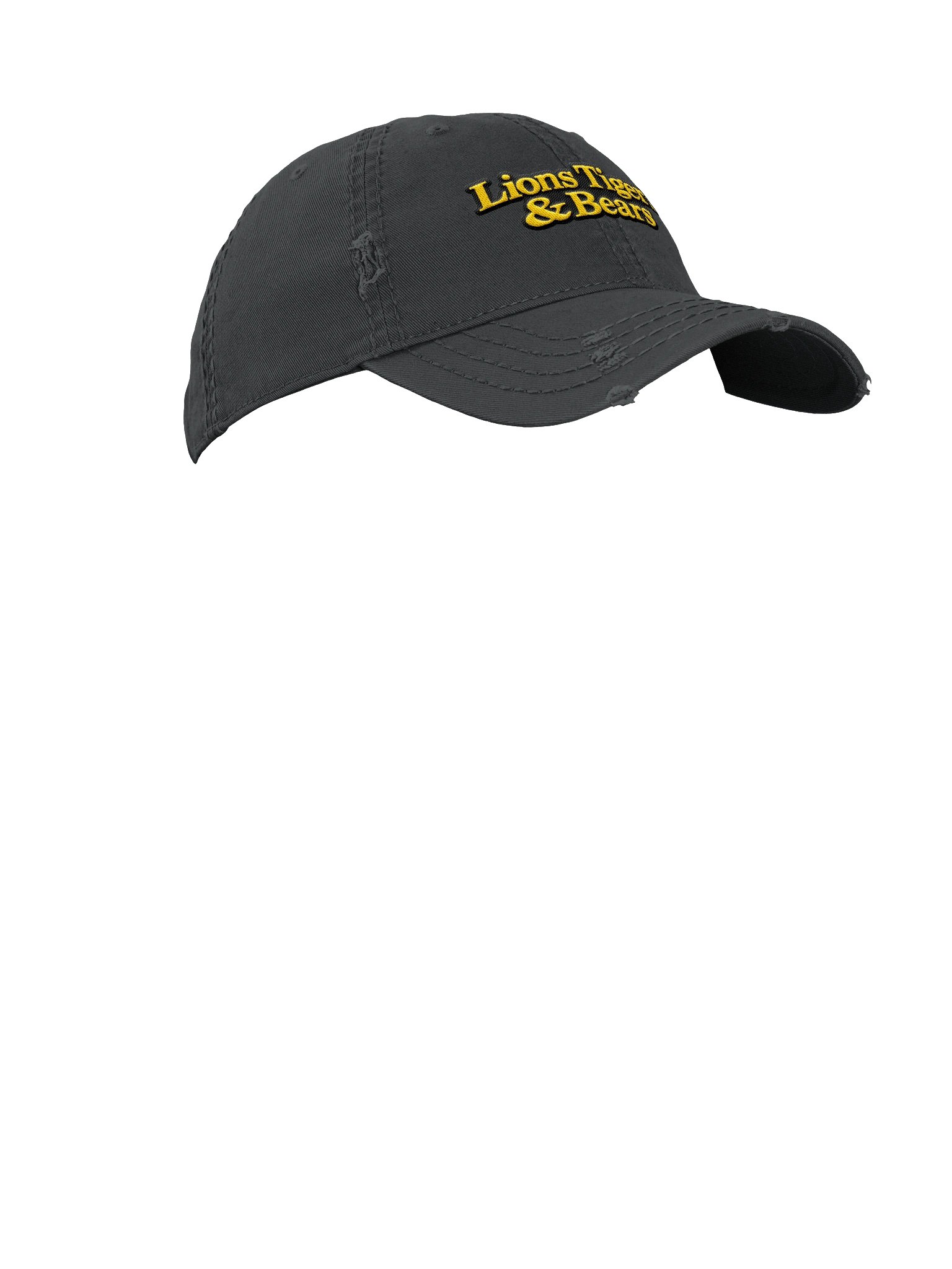 LTB Logo Distressed Denim Dad Hat product image (7)