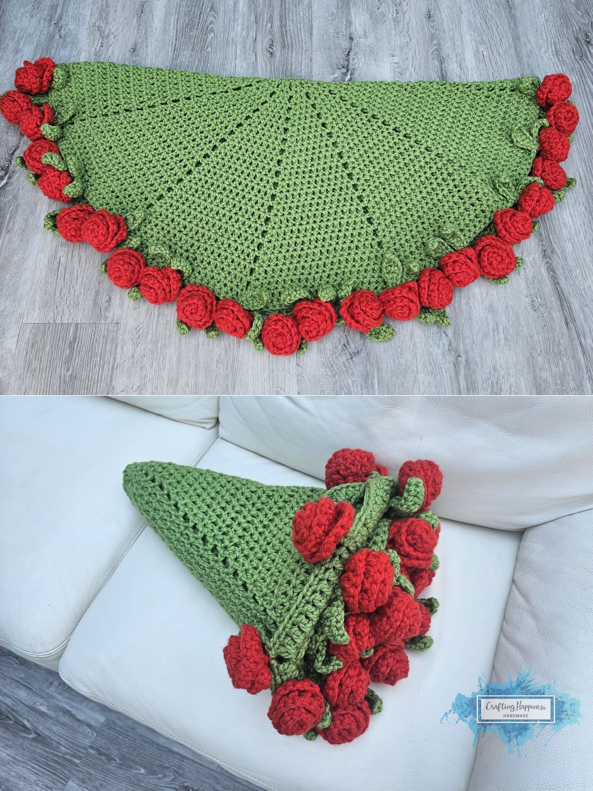 Crochet Flower Blanket Patterns Bundle | Rose, Sunflower, Daffodil, Lily (PDF) product image (5)