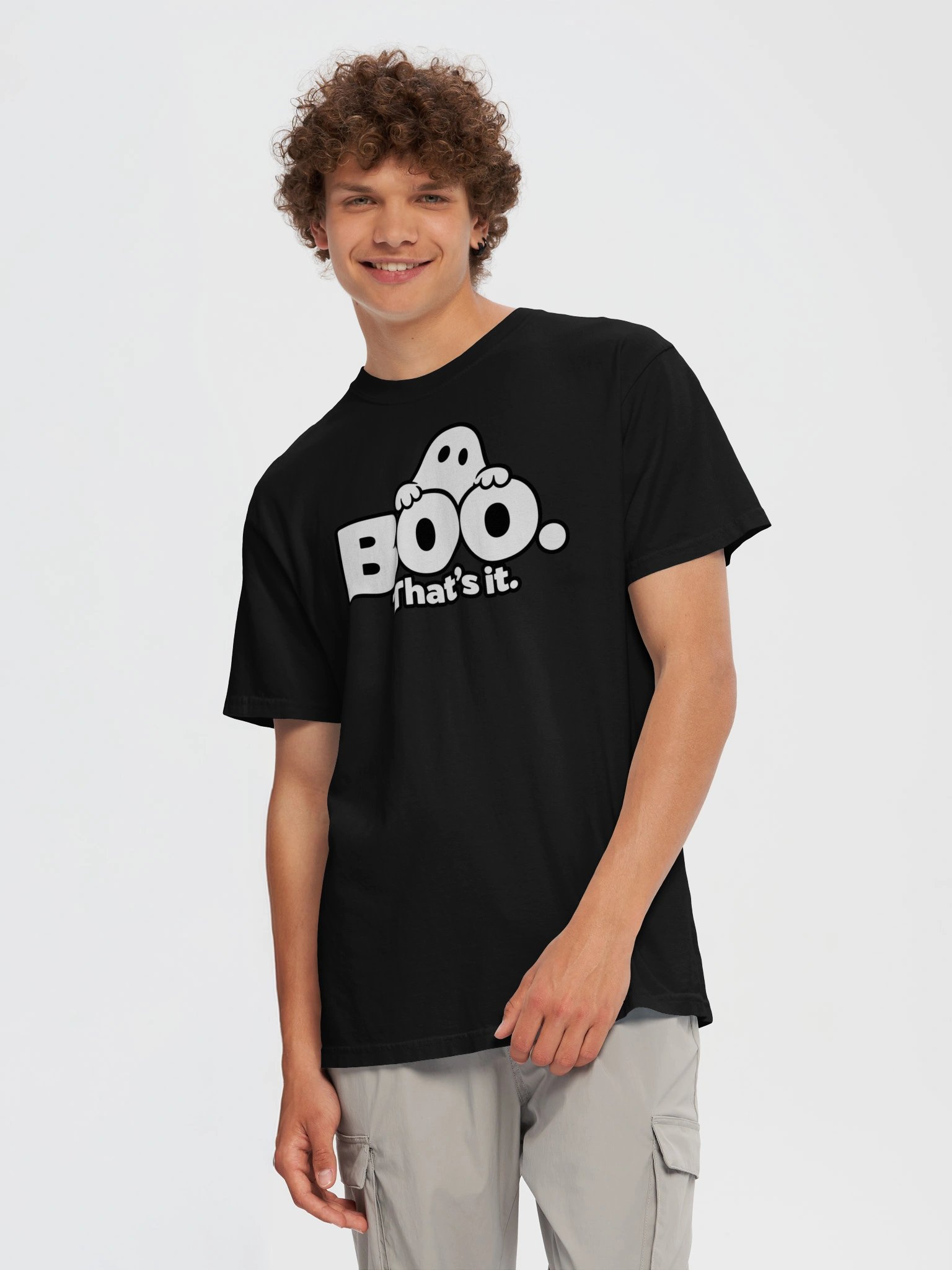 BOO, That’s It Ghost Halloween Men's Shirt product image (5)