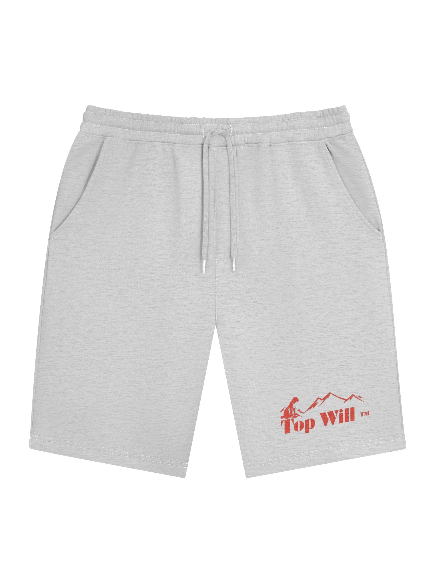 Top Will ™ Men's Grey and Red Fleece Shorts product image (1)
